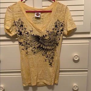 Harley Davidson Shirt with Rhinestones